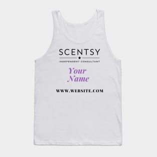 scentsy independent consultant gift ideas with custom name and website Tank Top